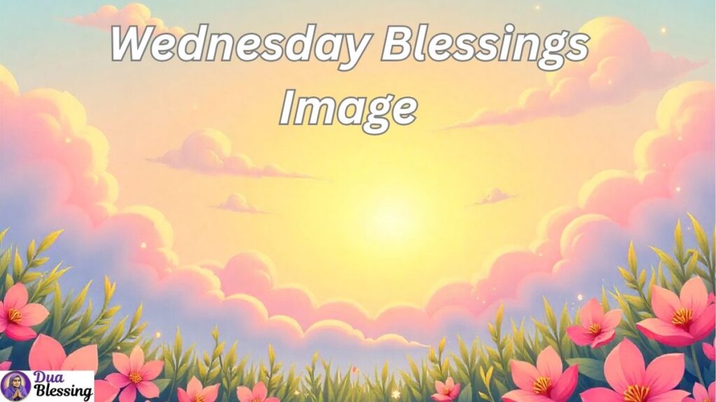 Colorful Wednesday blessings scene.