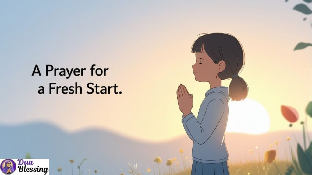 A Prayer for a Fresh Start Morning.