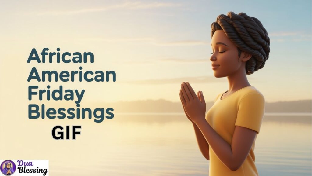 African American Friday blessings GIF.