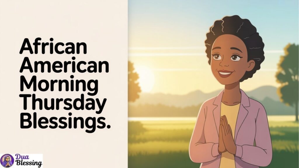 African American Morning Thursday Blessings.