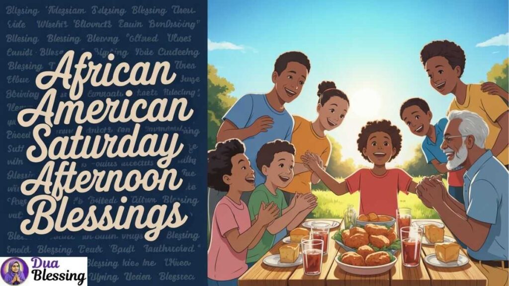 African American Saturday Afternoon Blessings.