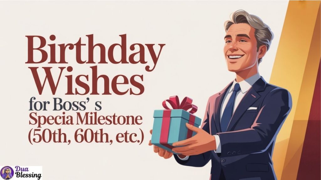 Birthday wishes for boss milestone.