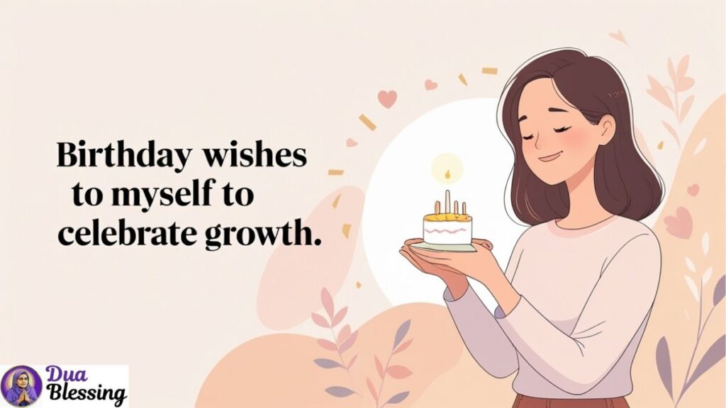 Birthday wishes to myself celebrate growth.