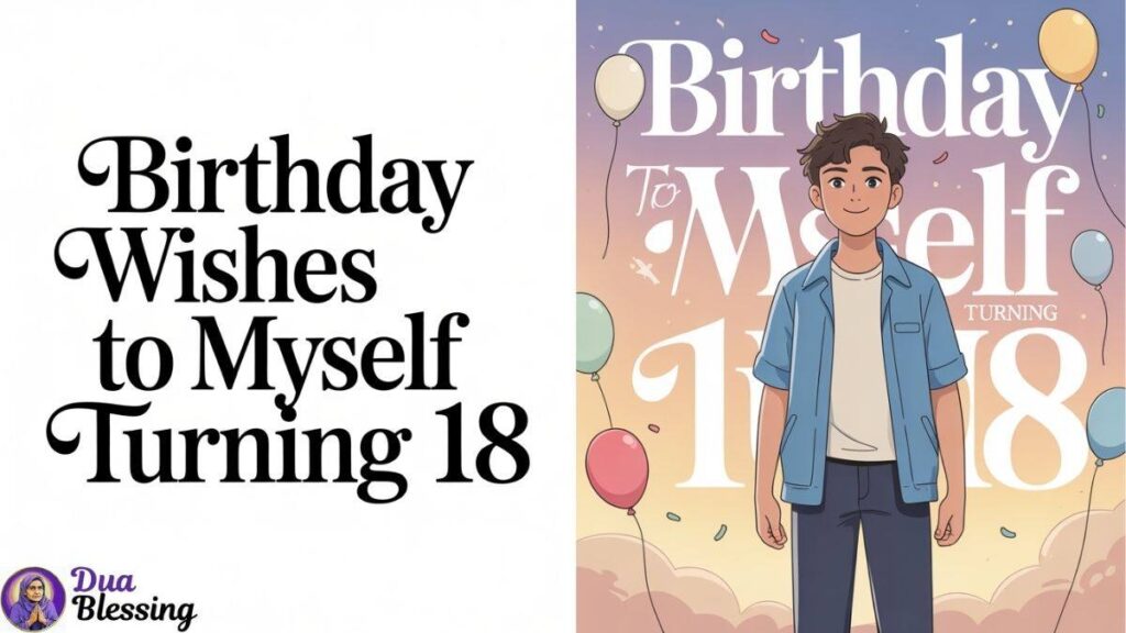 Birthday wishes to myself turning 18.