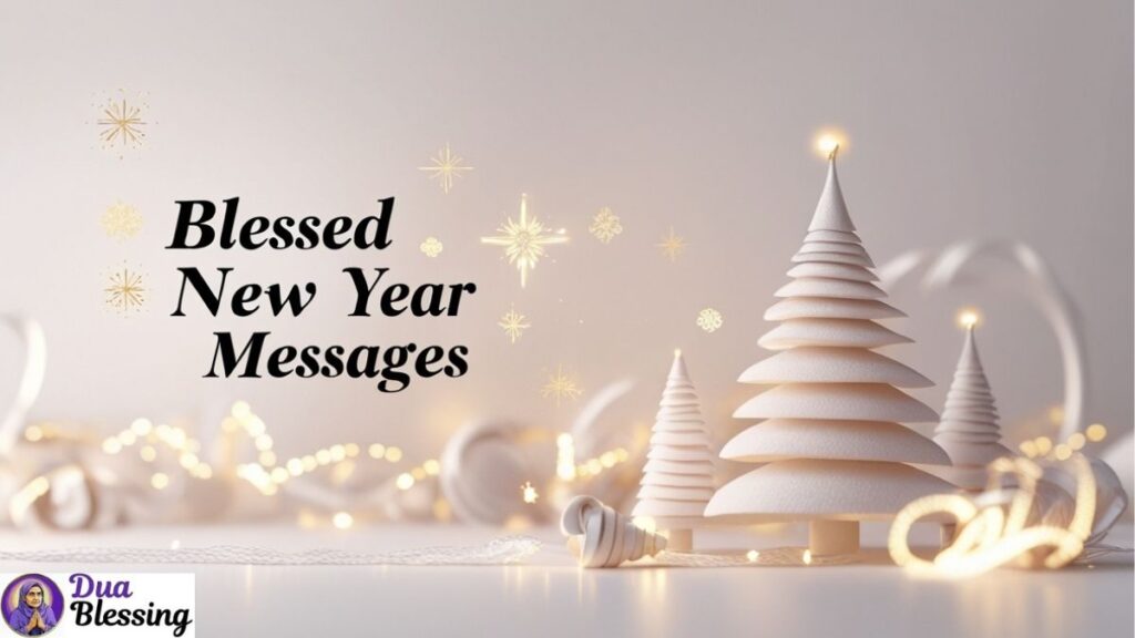 Blessed New Year Greeting Message.