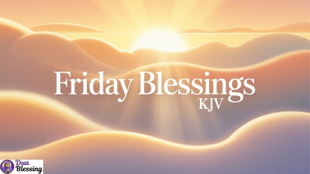 Sunrise clouds with Friday blessings.