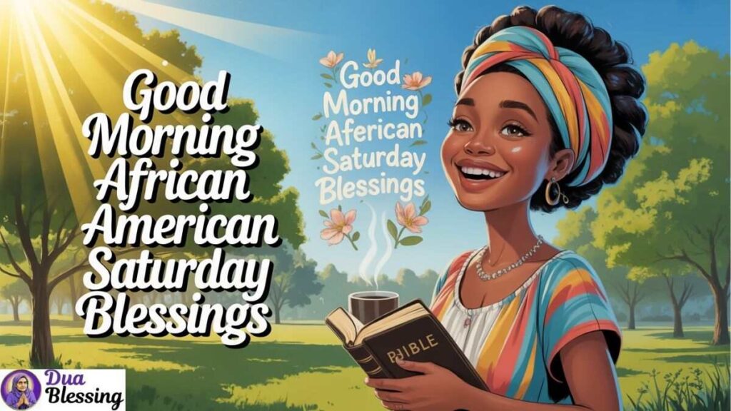 Good Morning African American Saturday Blessings.