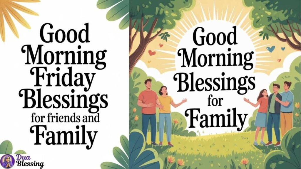 Friday Morning Blessings for Family.