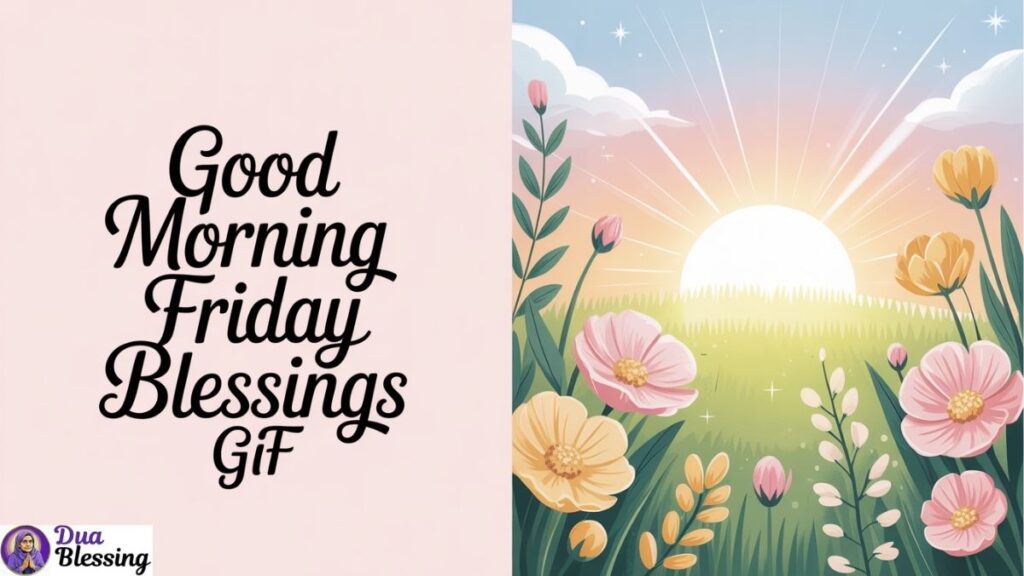 Good morning Friday blessings GIF.