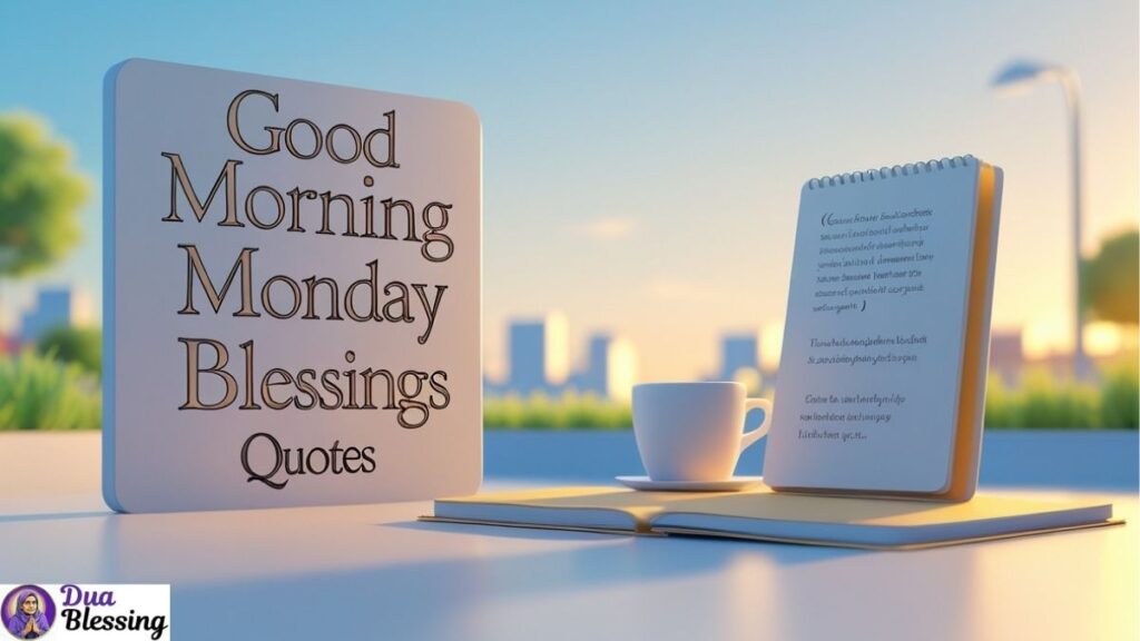 Good morning Monday blessings quotes.