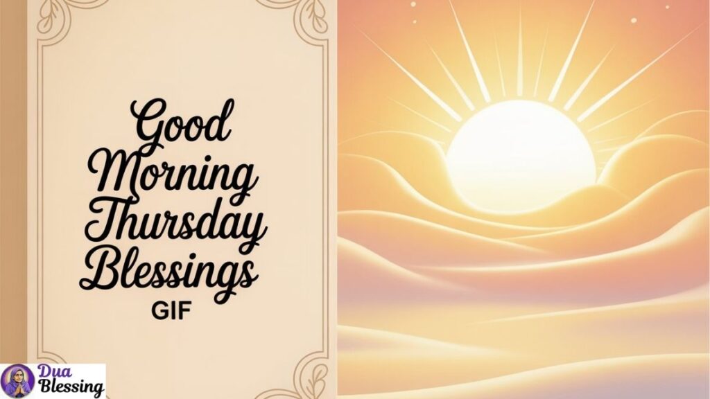 Good morning Thursday blessings GIF.