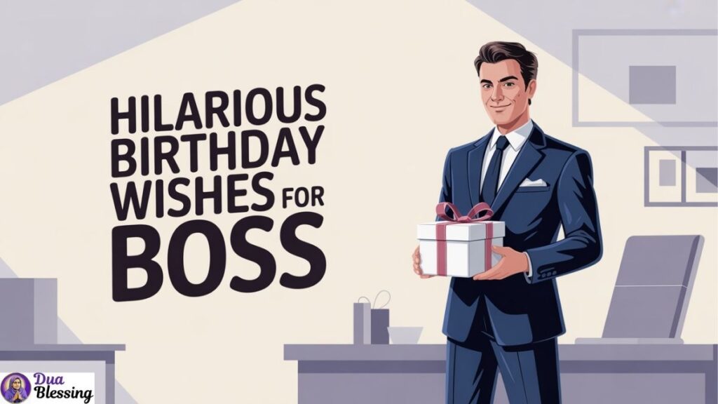 Hilarious birthday wishes for boss.