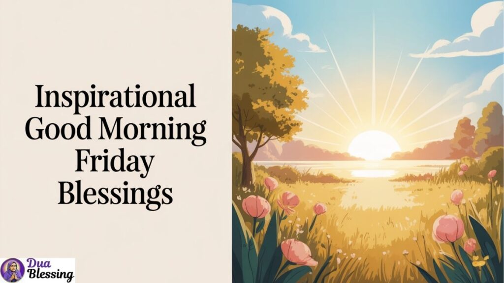 Inspirational Friday Morning Blessings.