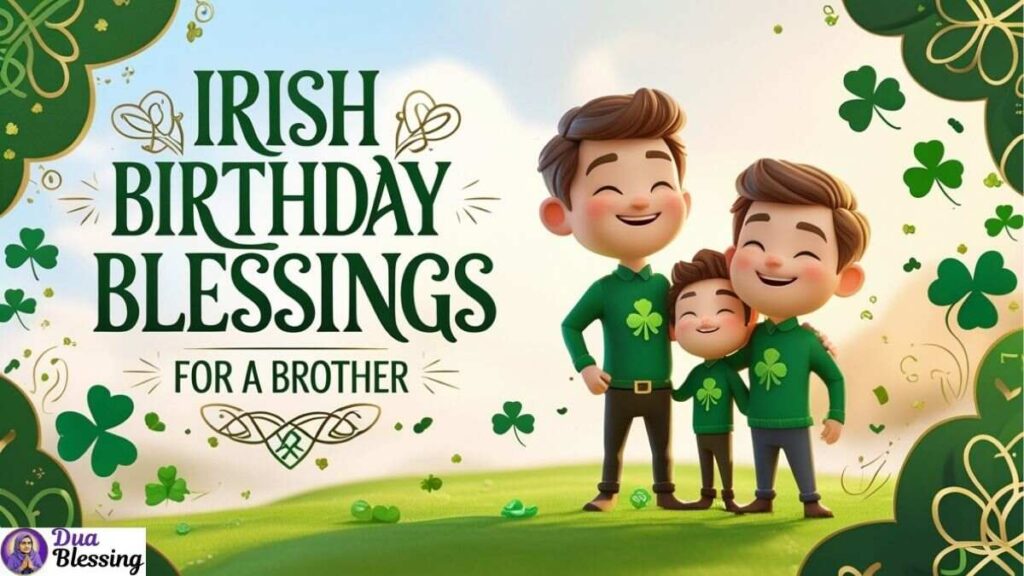Irish birthday blessings for brother.
