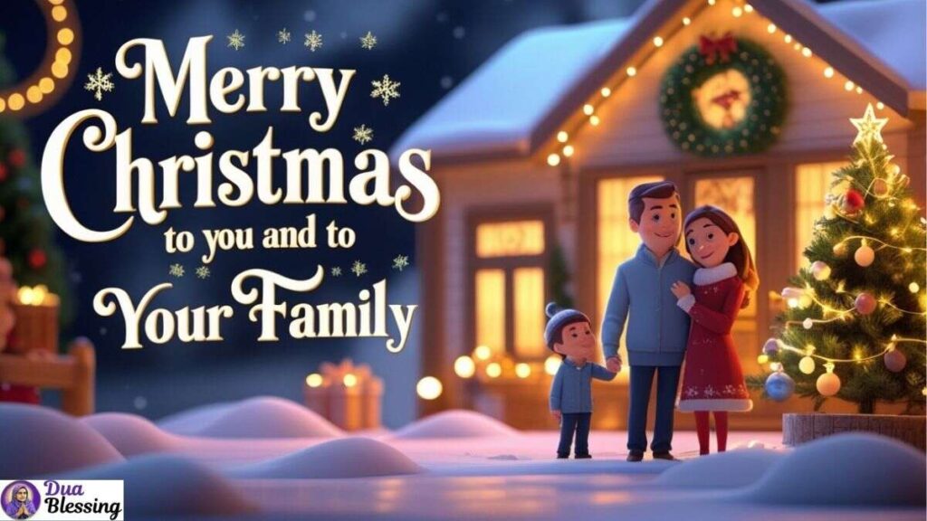 Merry Christmas wishes for your family.