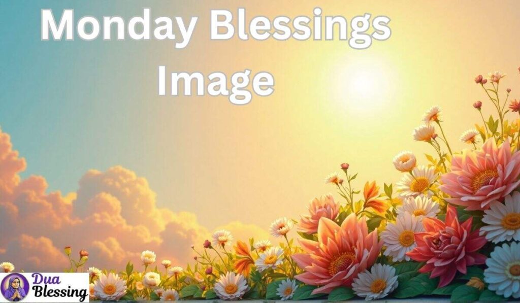 Monday Blessings Image.