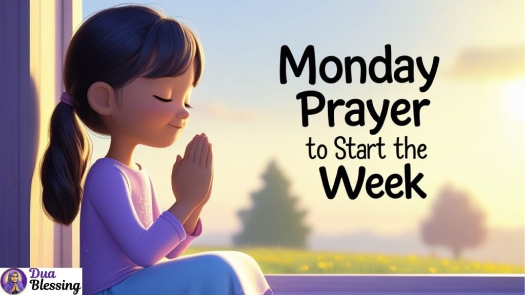 Monday Prayer to Start the Week.