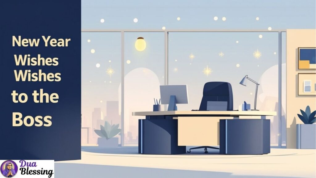 New Year wishes to the boss image.