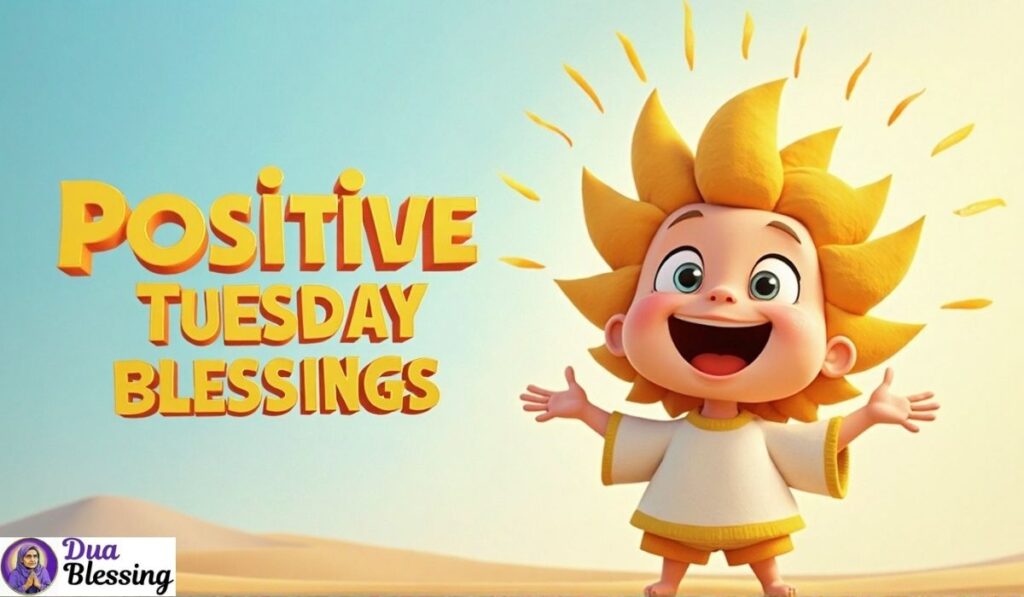 Positive Tuesday blessings art.