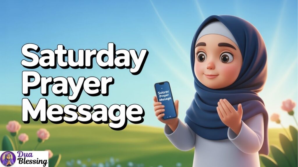 Saturday prayer message.