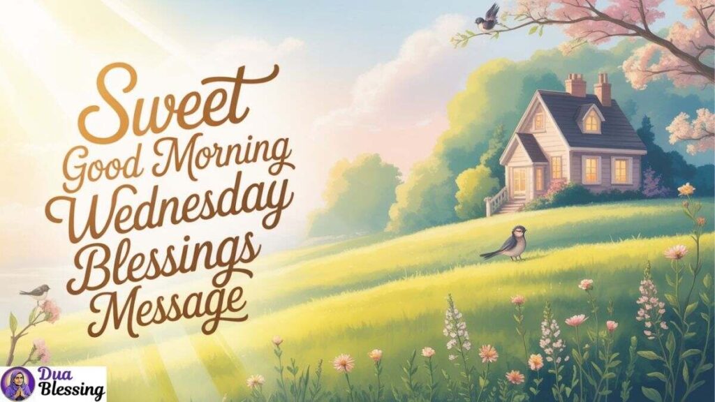Sweet Good Morning Wednesday Blessings.