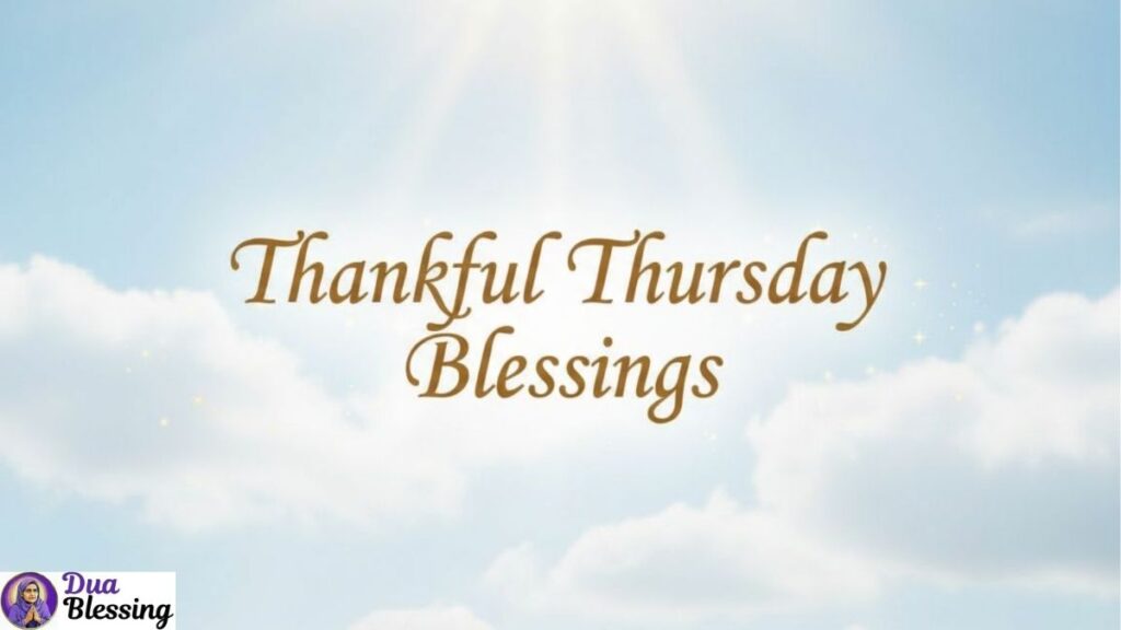 Thankful Thursday blessings image.