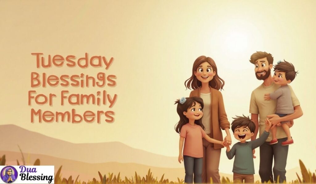 Tuesday blessings for family.