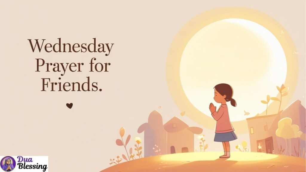 Wednesday Prayer for Friends Image.