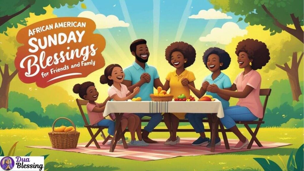 African American Sunday blessings For Friends and Family.