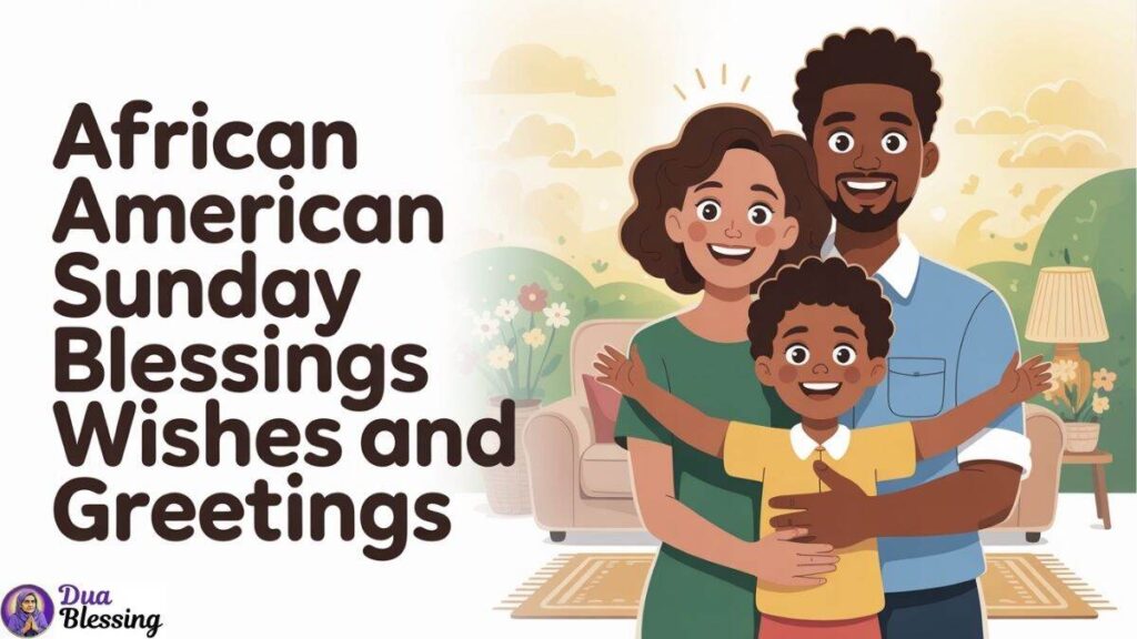 African American Sunday blessings Wishes and Greeting.
