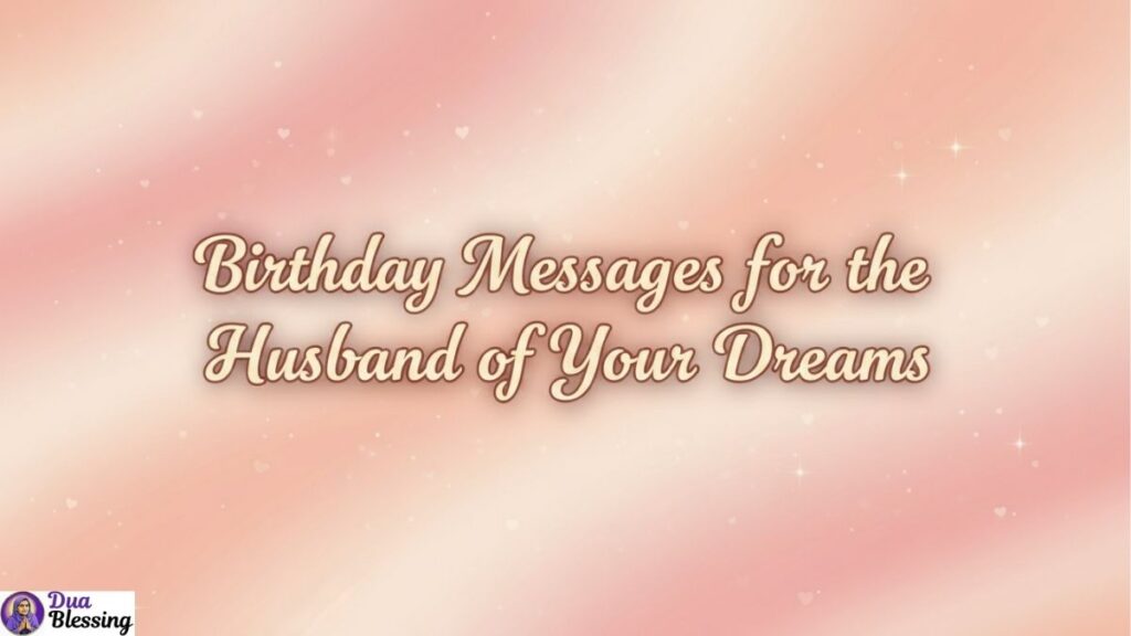 Romantic birthday message title design.