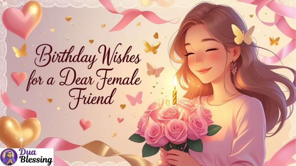 Birthday wishes for dear female friend.