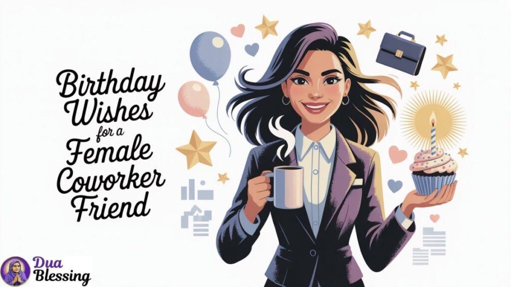 Birthday wishes for female coworker.