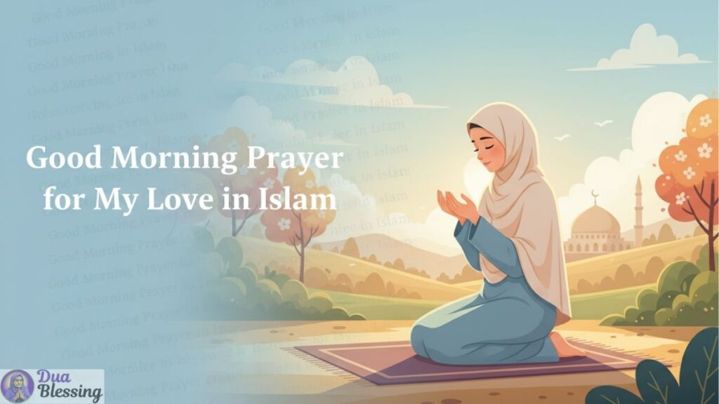 Good Morning Prayer for My Love in Islam.