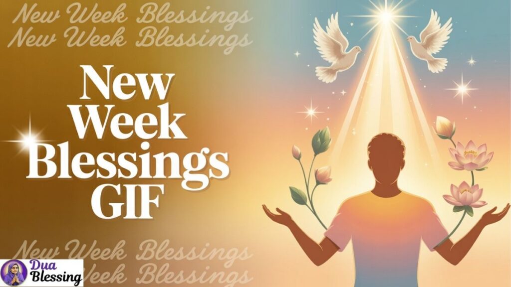 New Week Blessings GIF Spiritual.