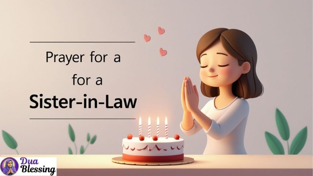 Prayer for sister-in-law illustration.