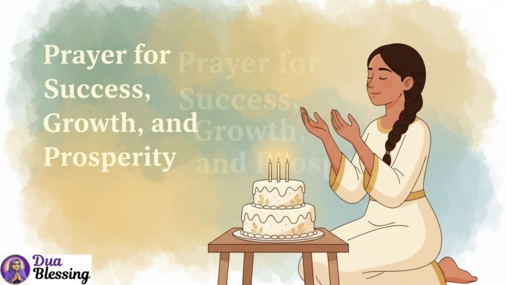 Prayer for success growth prosperity.