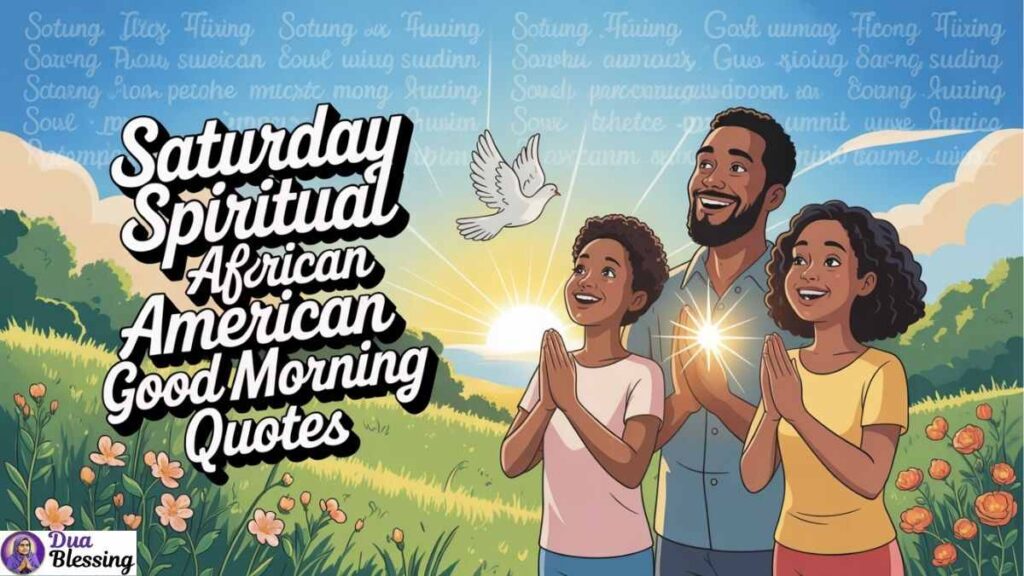 Saturday spiritual good morning quote art.