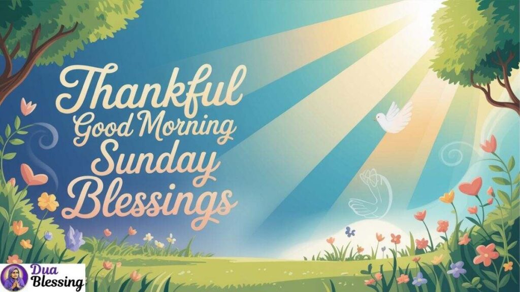 Thankful good morning Sunday blessings.