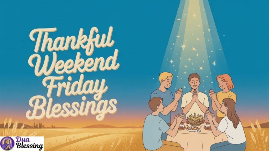 Thankful weekend Friday blessings.