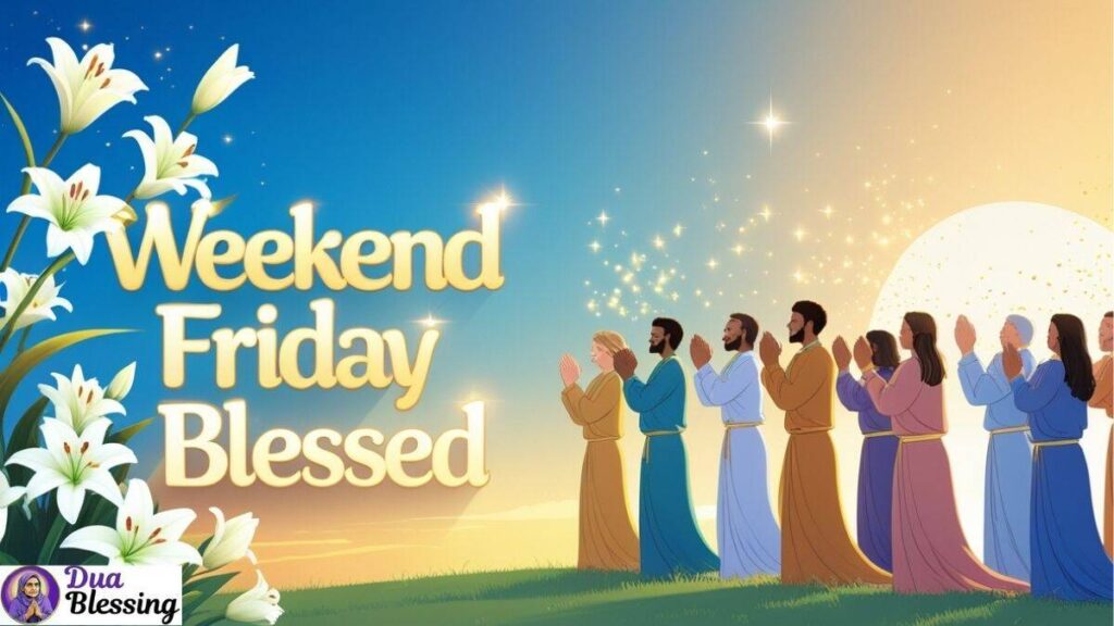 Weekend Friday blessed.
