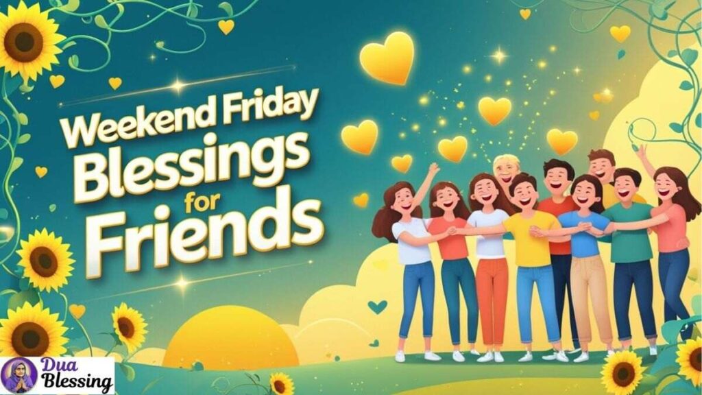 Weekend Friday blessings for friends.