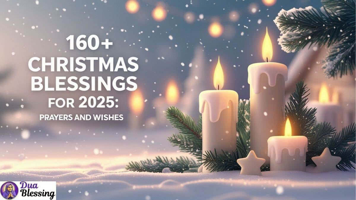 Christmas Blessings Image.
