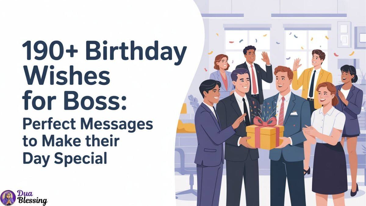 Birthday Wishes for Boss.