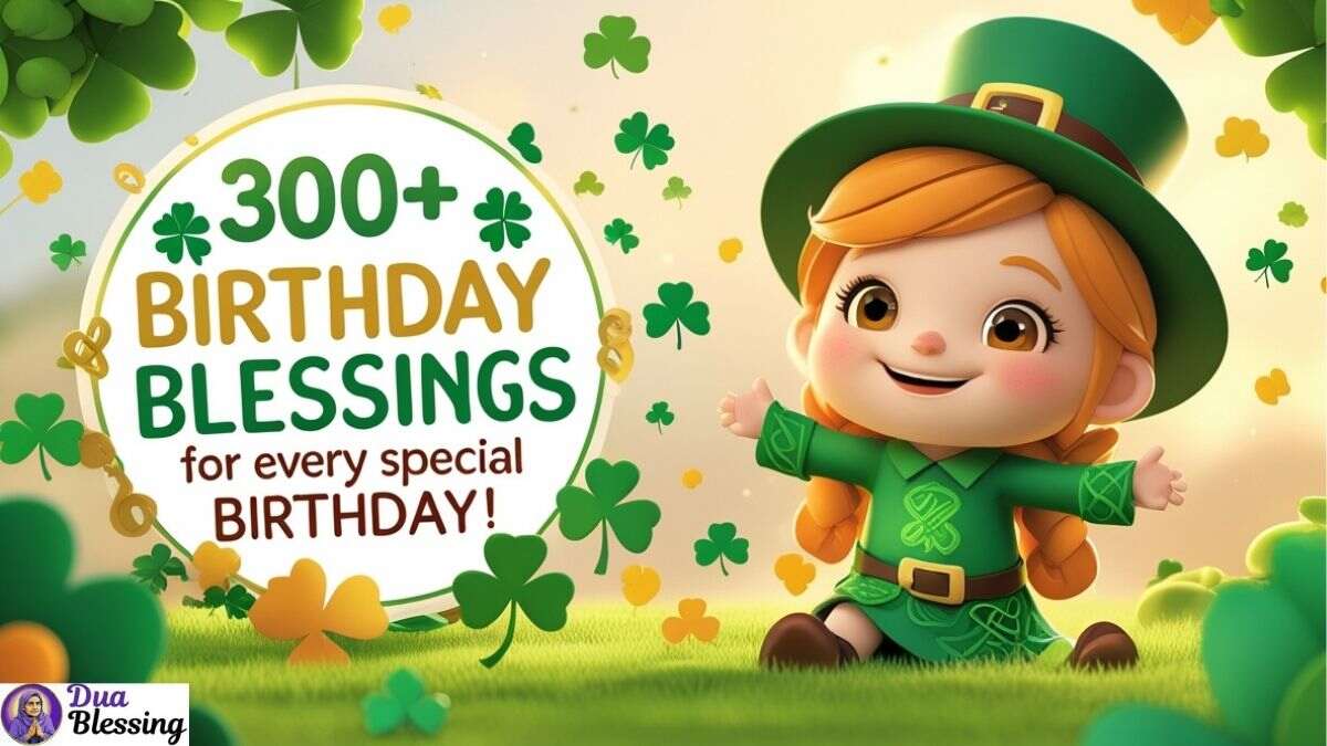 Irish birthday blessings.