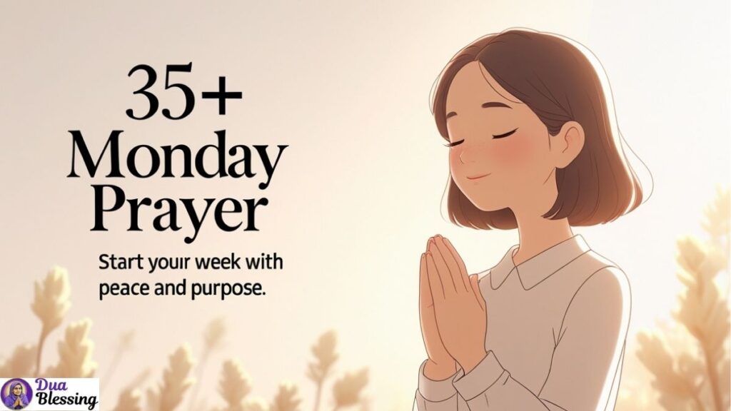 35+ Monday Prayer: Start Your Week with Peace and Purpose