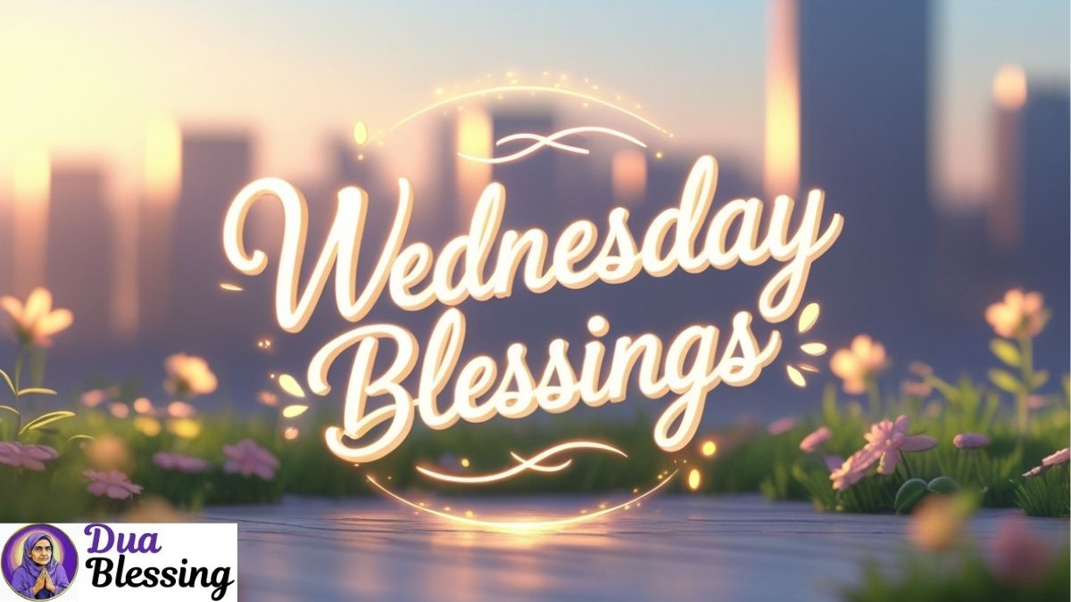 Wednesday blessing​s Image