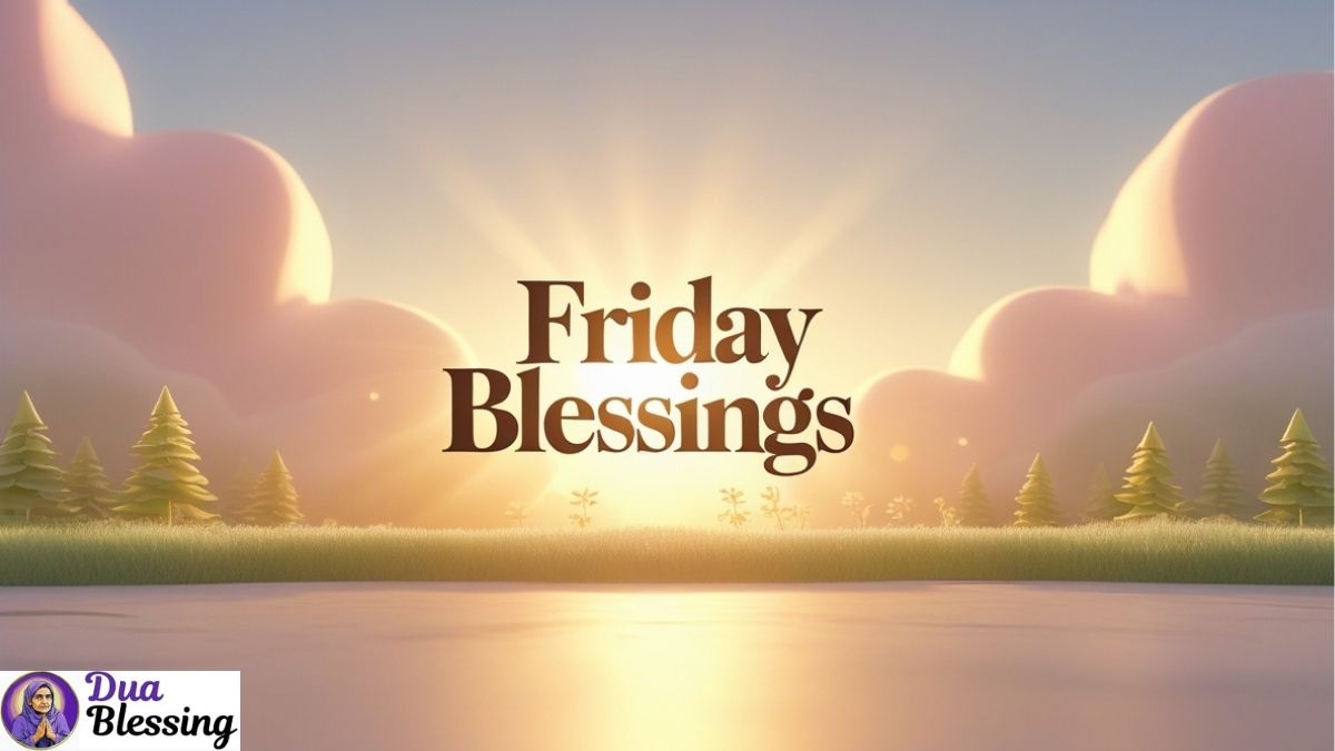 Friday blessings sunrise scene.