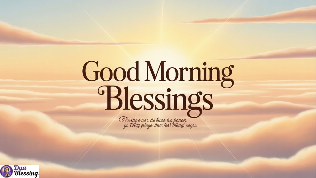 Good Morning Blessings​ Image.