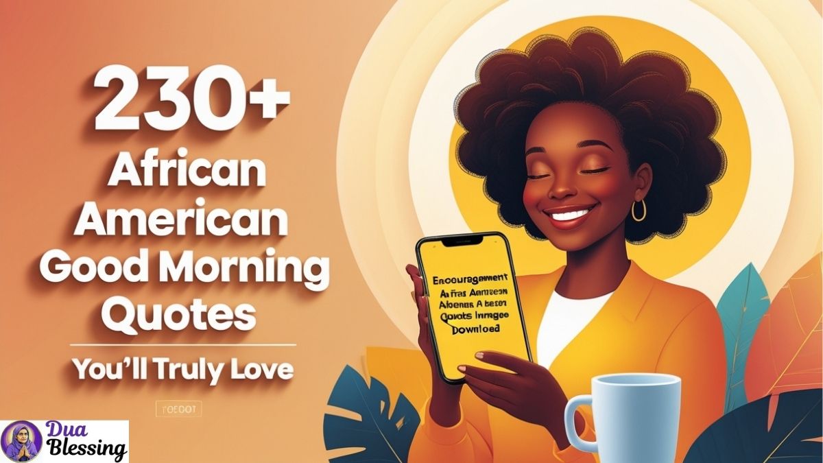 African American morning quotes.